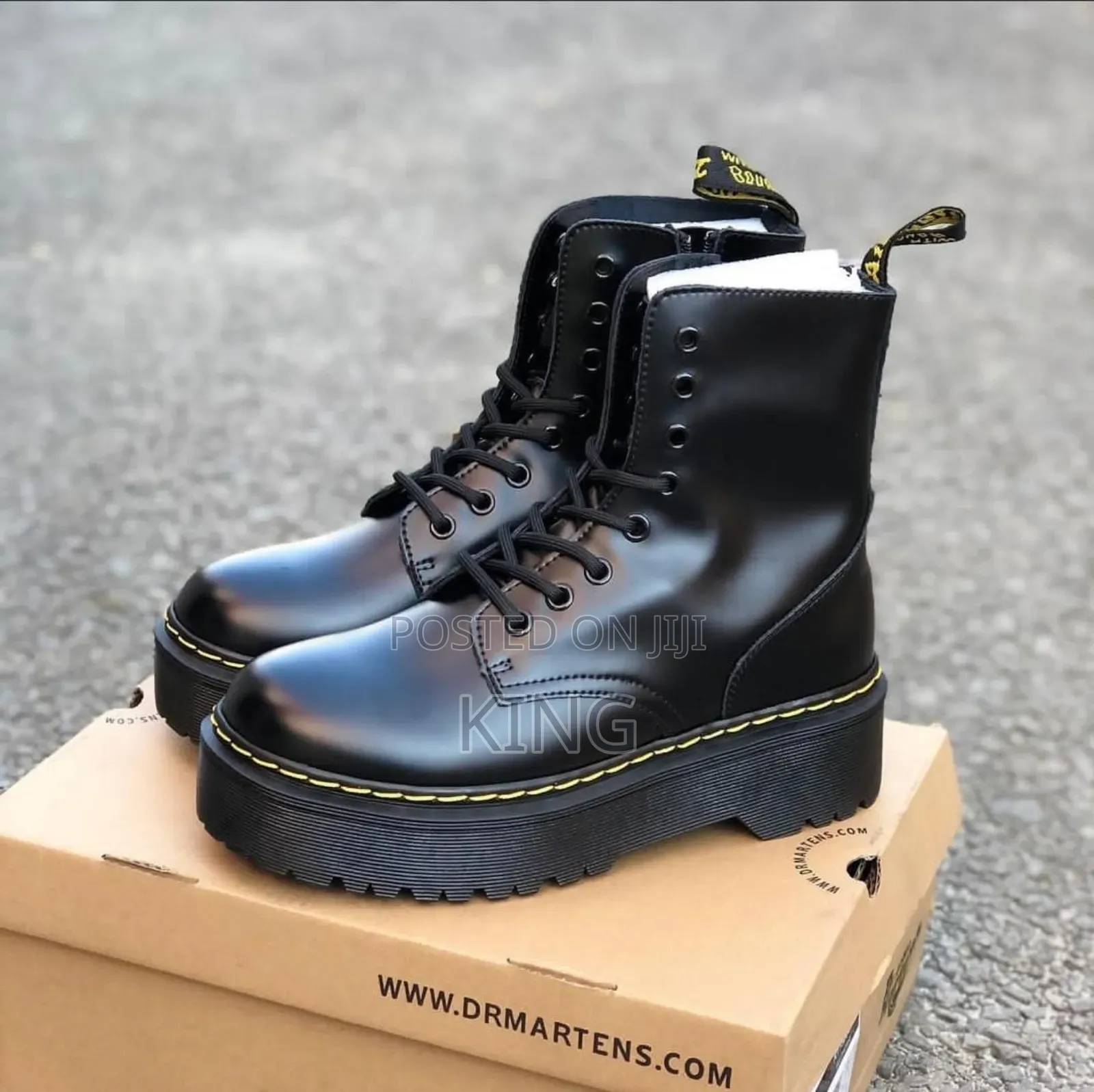 Dr. Martens Jadon Black Boots