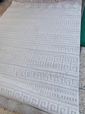 VIP Extra Large Size Center Carpets. 2*3 Metres .( White)