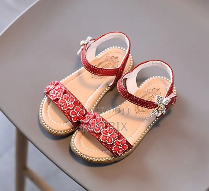 Girls Shoes Sparkling Red