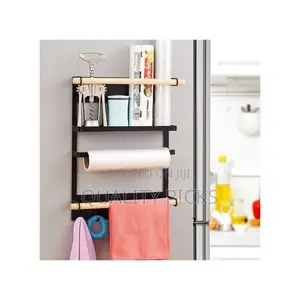 Magnetic Fridge Side Shelf Storage Organizer,