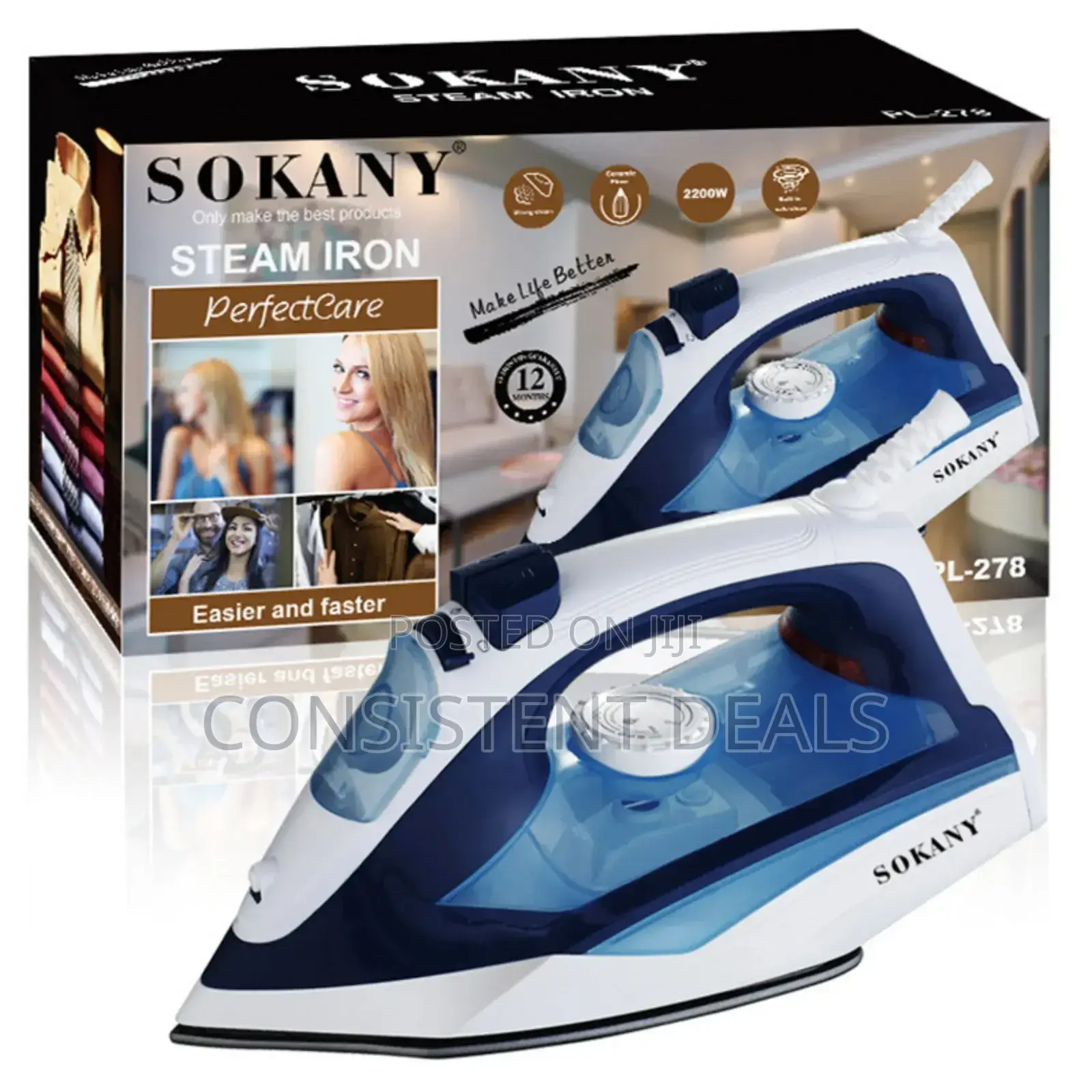 Sokany Professional Steam Iron