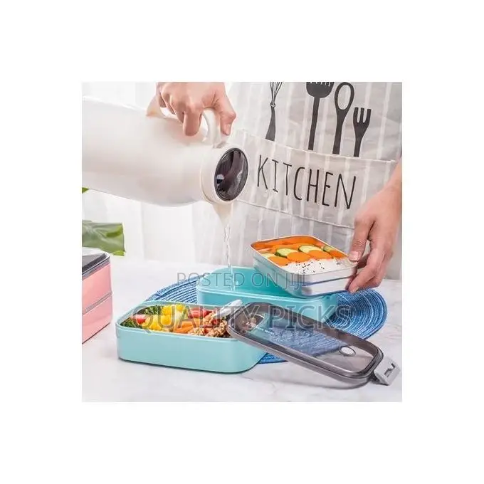Double-Layer Food Lunch Box, Leakproof Container