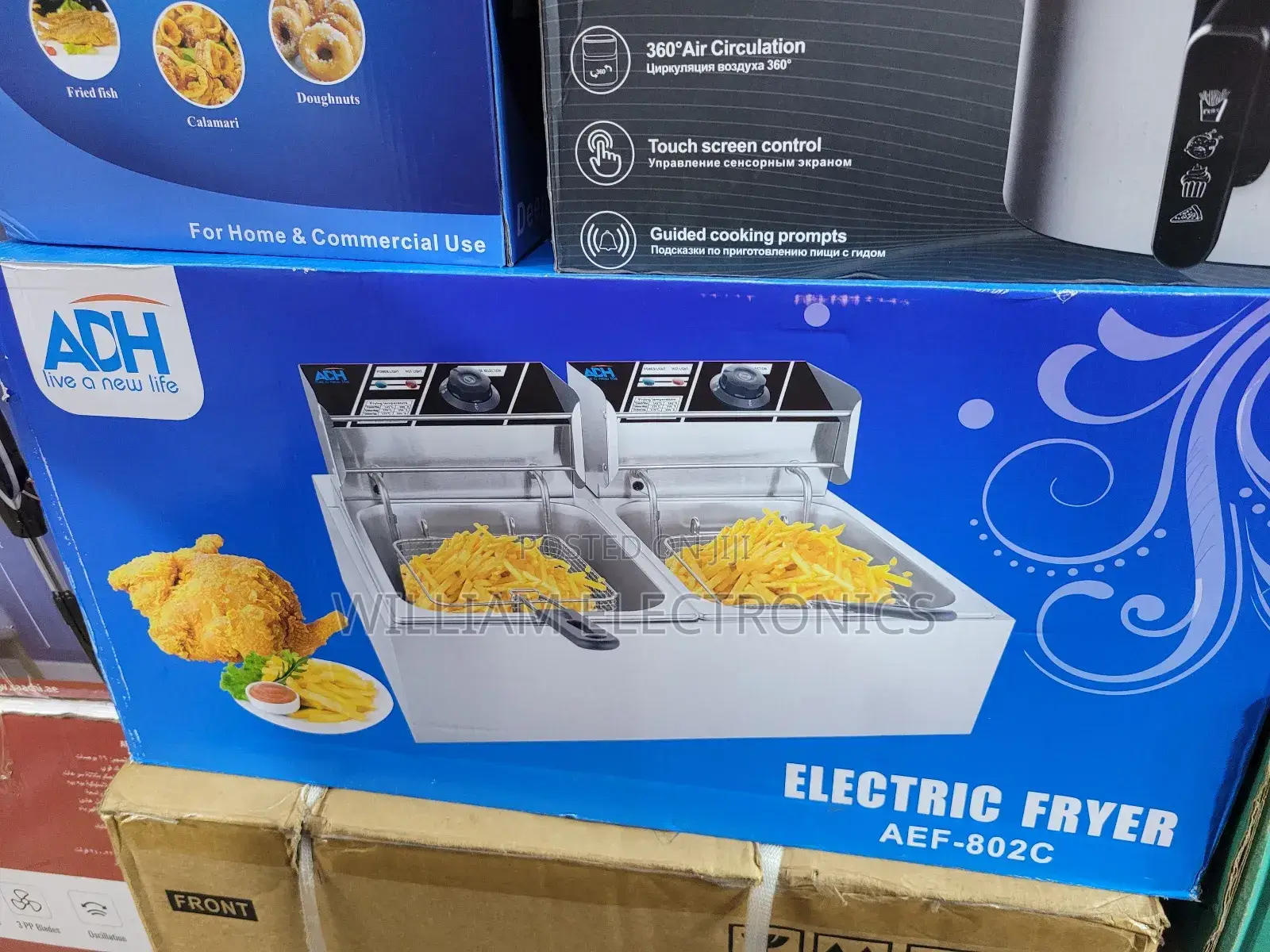 ADH Double Deep Fryer / 12L Electric Fryer