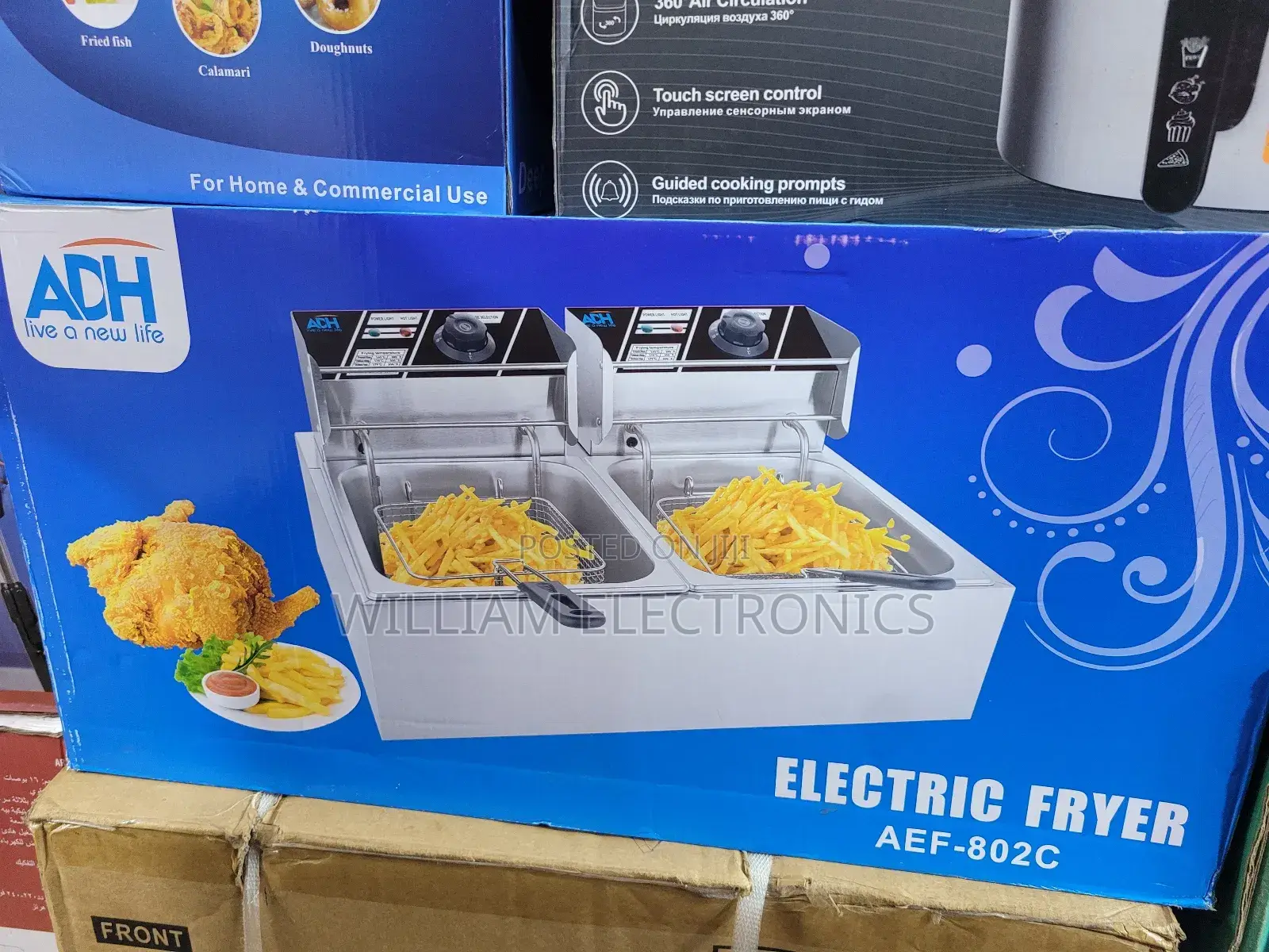 ADH Electric Deep Fryer AEF-802C /Electric Fryer