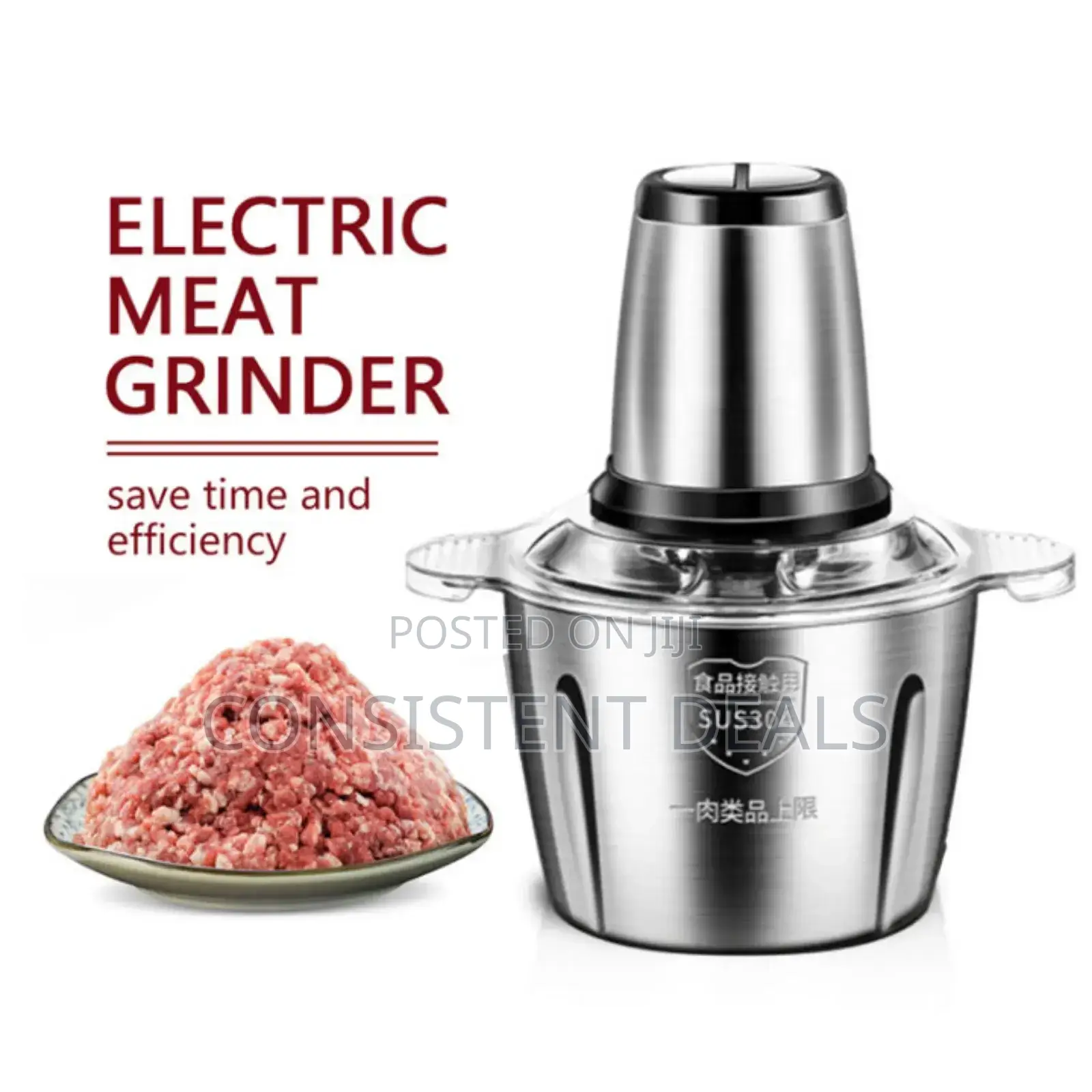 Portable Stainless Steel Meat Grinder