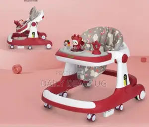 Musical Red and White Baby Walker V