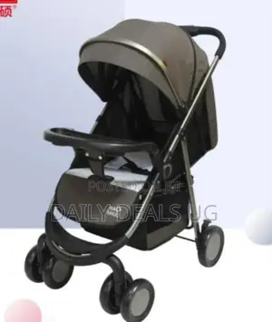 Adjustable Black Back Baby Stroller