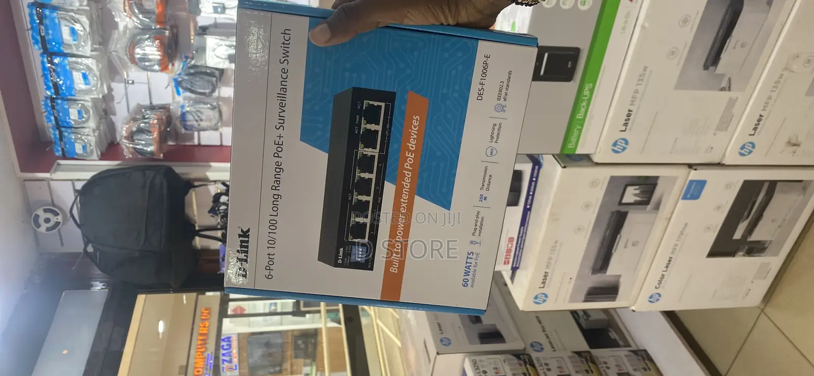 D-Link 6 Port Poe +Surveillance Switch
