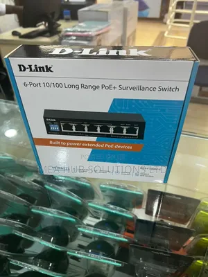 D-Link Poe +Servilance Switch 6-Port