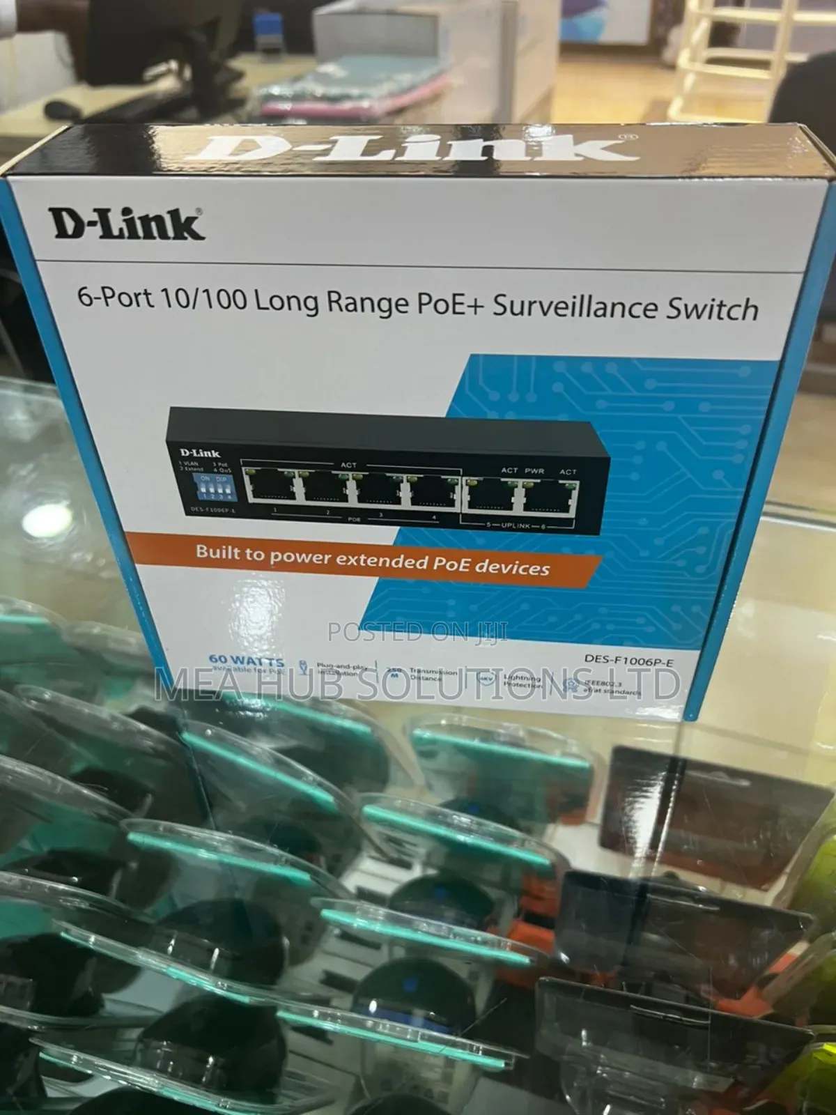 D-Link Poe +Servilance Switch 6-Port