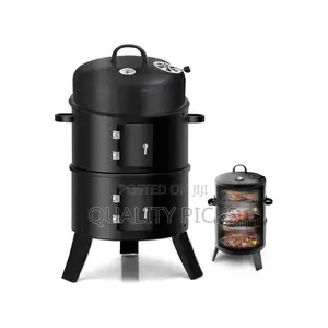 3-in-1 Charcoal Grill BBQ Smoker