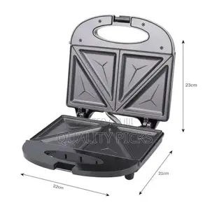 AVINAS 2 Slice Sandwich Maker Non Stick Bread Toaster Baker