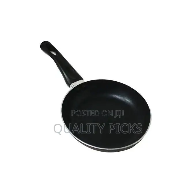 26cm Chapati, Egg Non-Stick Frying Pans, Black.