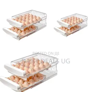 2 Layer Egg Storage Drawer Organizer