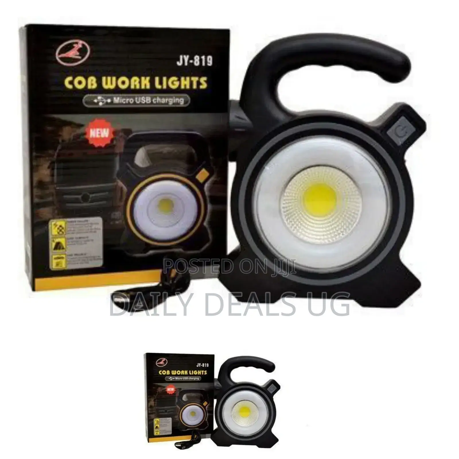 Black Cob Work Light