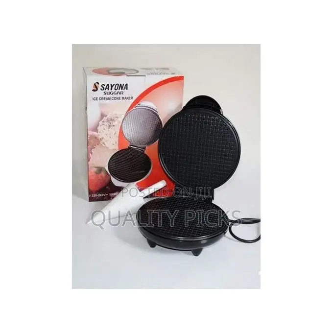 Sayona Electric Waffle, Ice Cream Cone Maker Machine