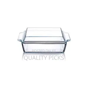 3 Piece Rectangle Glass Bakeware Dishes Microwave Oven Bowls