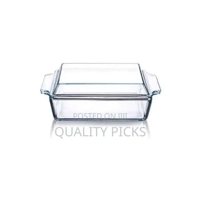 3 Piece Rectangle Glass Bakeware Dishes Microwave Oven Bowls