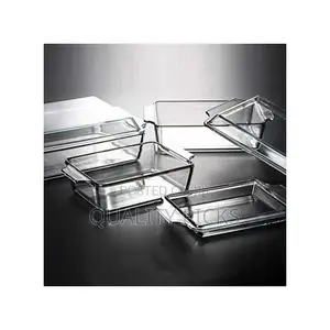 3 Piece Rectangle Glass Bakeware Dishes Microwave Oven Bowls