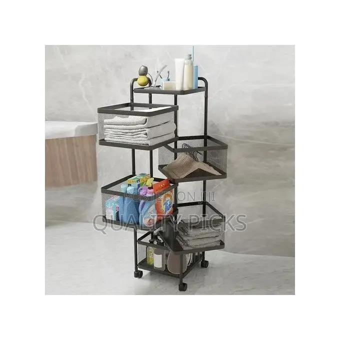 4 Tier Kitchen, Bedroom, Bathroom Storage Rack Organizer