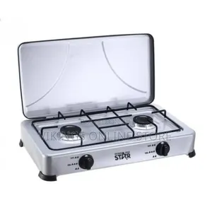 Winningstar Deluxe Double Gas Stove-White