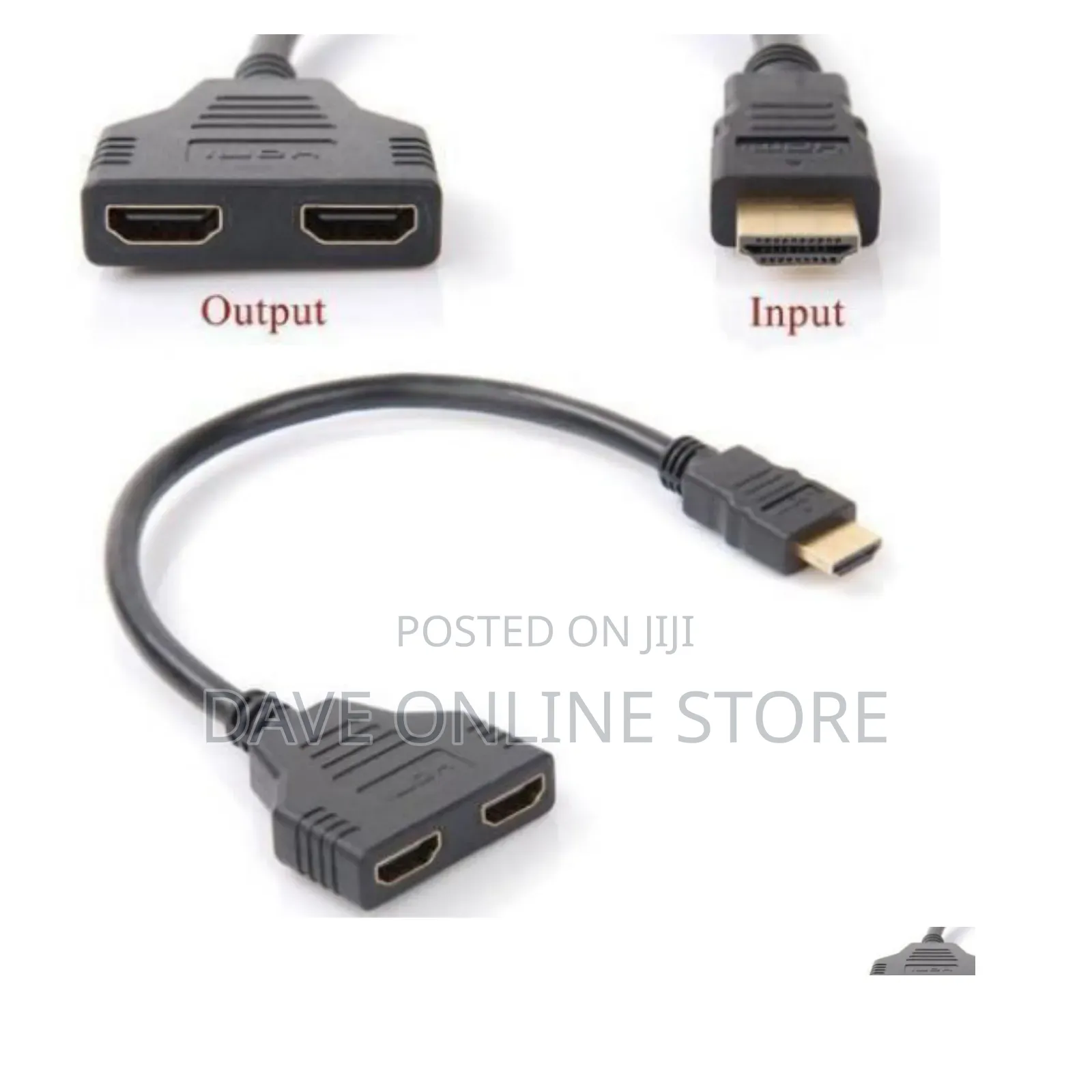 HDMI Male to Dual HDMI Female 1to 2 Splitter