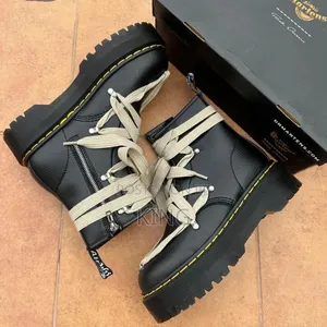 Dr. Martens 1460 Quad Leather Platform Boot Rick Owens