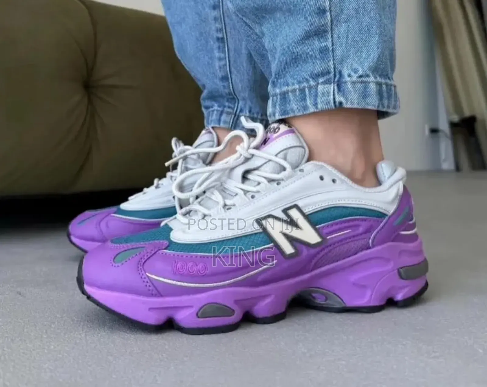 New Balance 1000 JFG X Grey Violet Sneakers