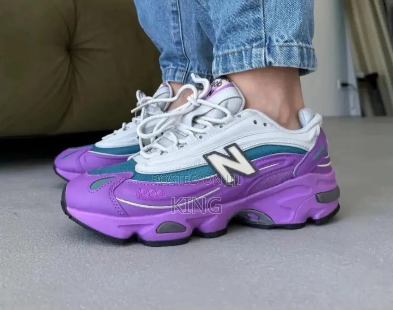 New Balance 1000 JFG X Grey Violet Sneakers