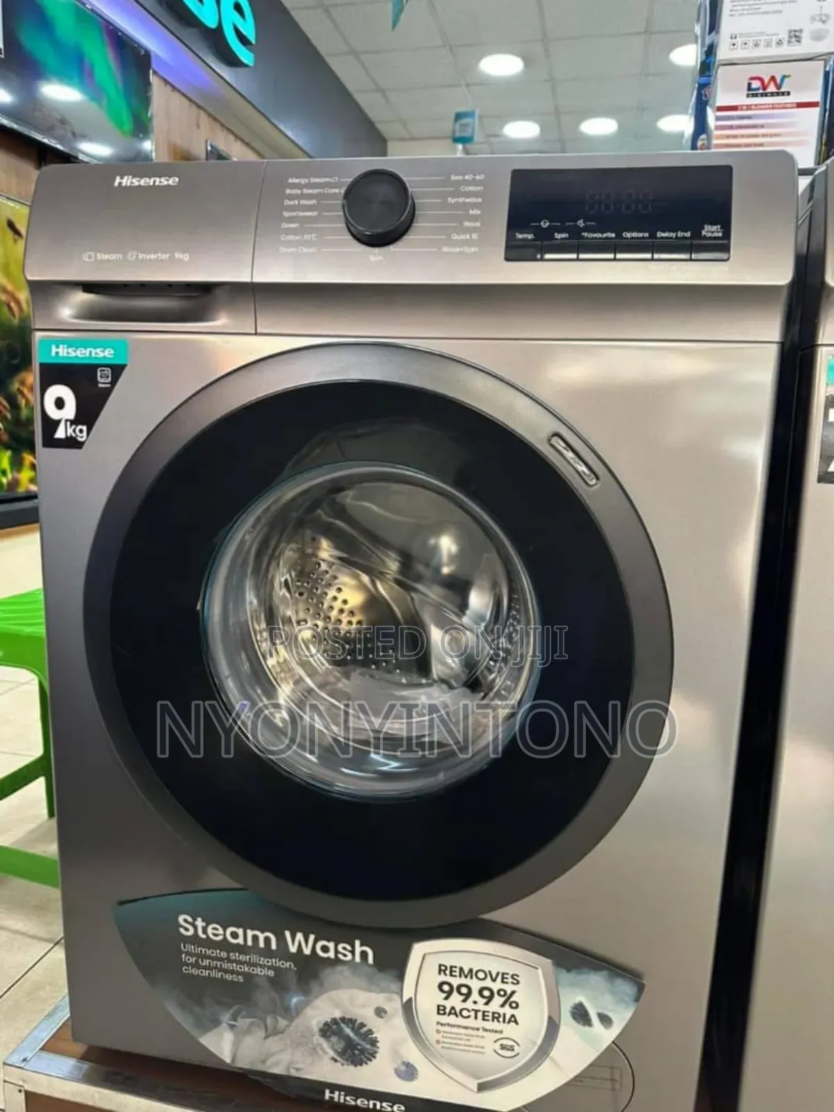 Hisense 9kg Front Loader Automatic Washing Machine.