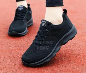 Black Genuine Fashion Sneakers