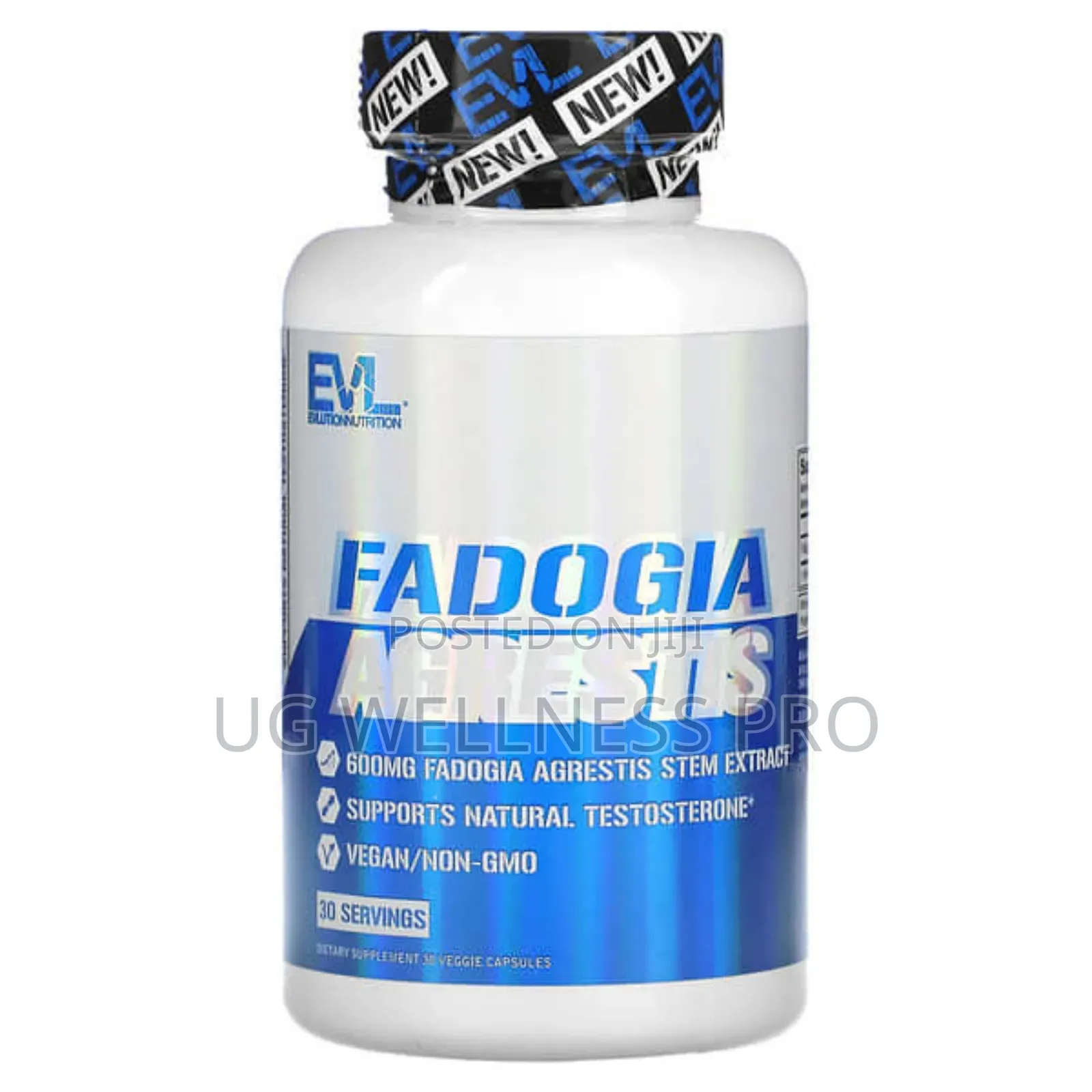 Evlution Nutrition, Fadogia Agrestis, 600 Mg, 30 Veggie Caps