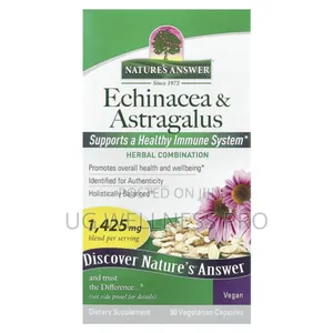 Nature's Answer, Echinacea Astragalus, 90 Vegetarian Caps