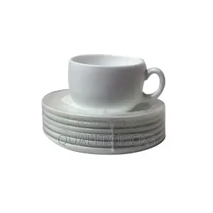 Luminarc 6 Pieces Luminarc Tea Coffee Cups and 6 Saucers