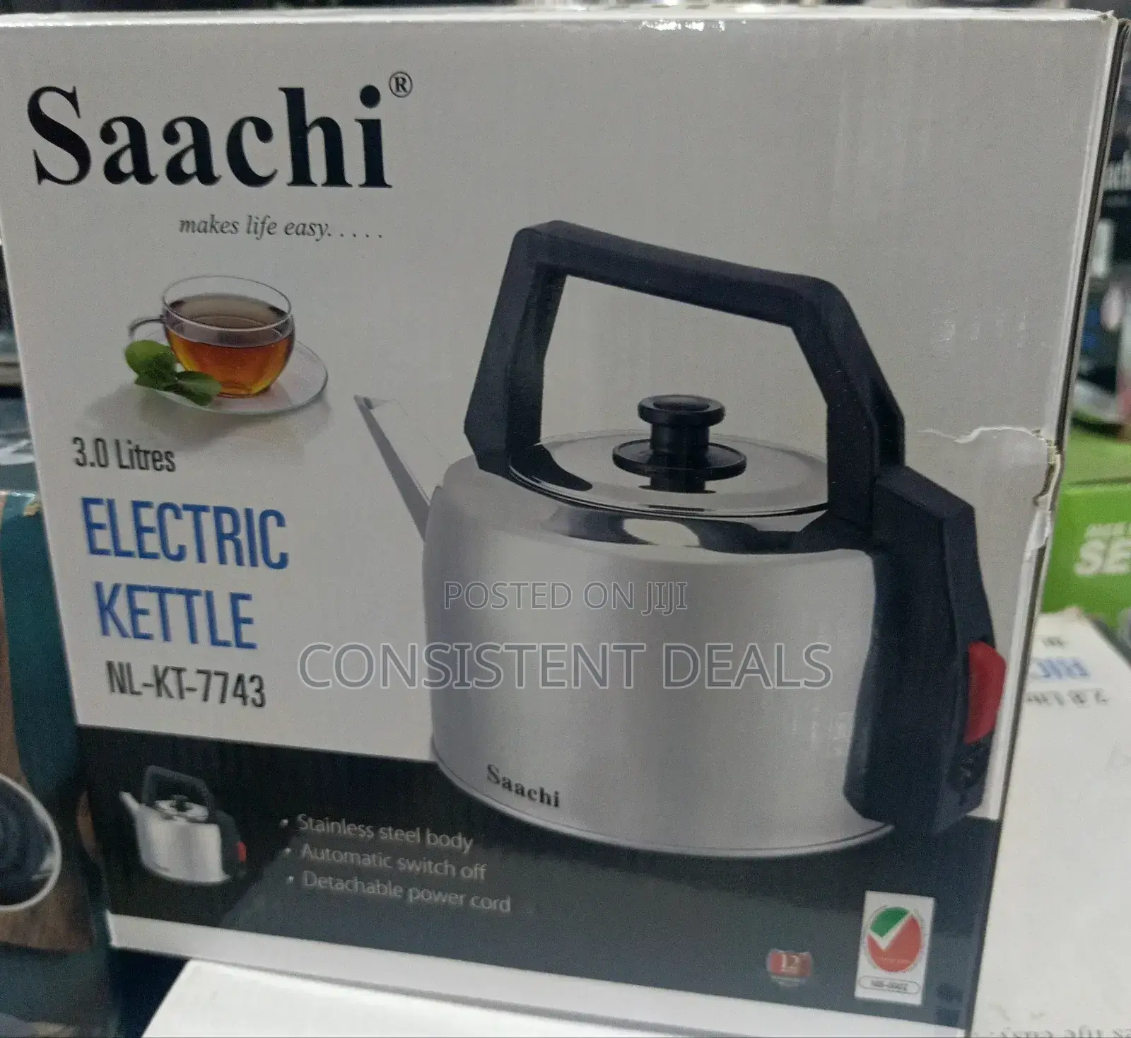 Saachi 3.0L Electric Water Kettle