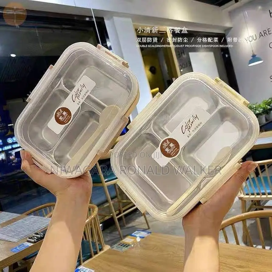 Partitioned Stainless Steel Lunch Box