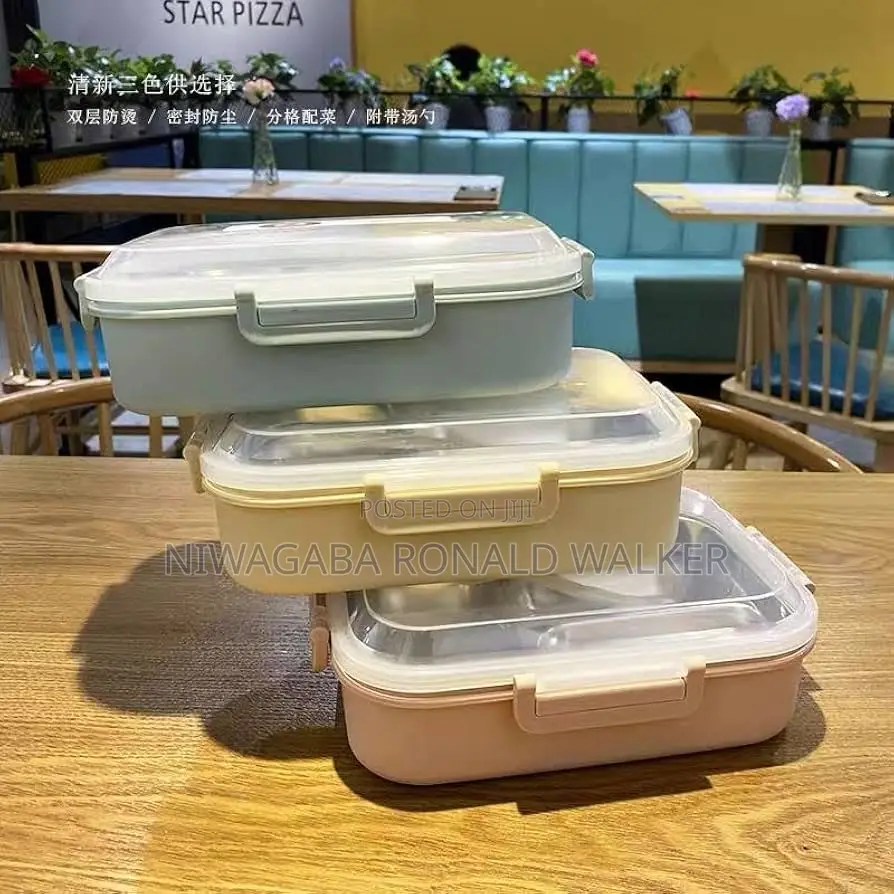 Partitioned Stainless Steel Lunch Box