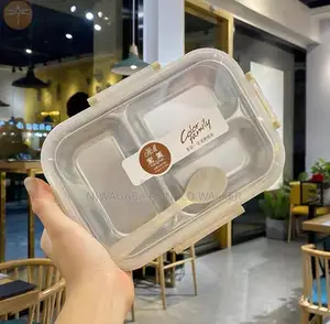 Partitioned Stainless Steel Lunch Box
