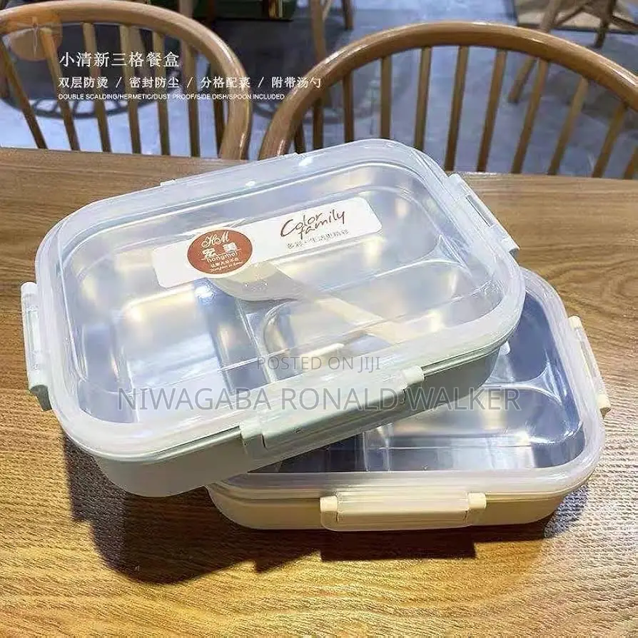 Partitioned Stainless Steel Lunch Box