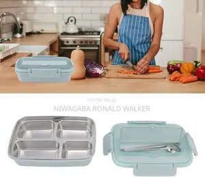 304 Partitioned Lunchbox With Spoon