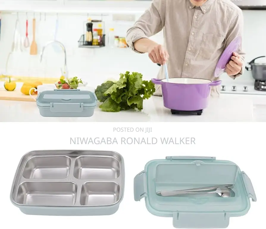 304 Partitioned Lunchbox With Spoon