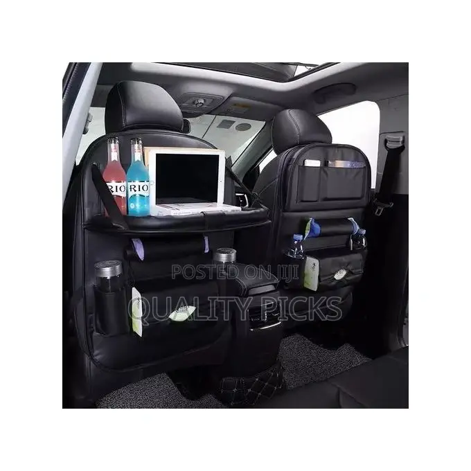 2-Pack Leather Car Backseat Organizer
