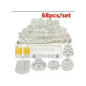 68 PCS Cake Baking Decorating Moulds