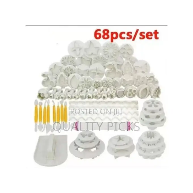 68 PCS Cake Baking Decorating Moulds