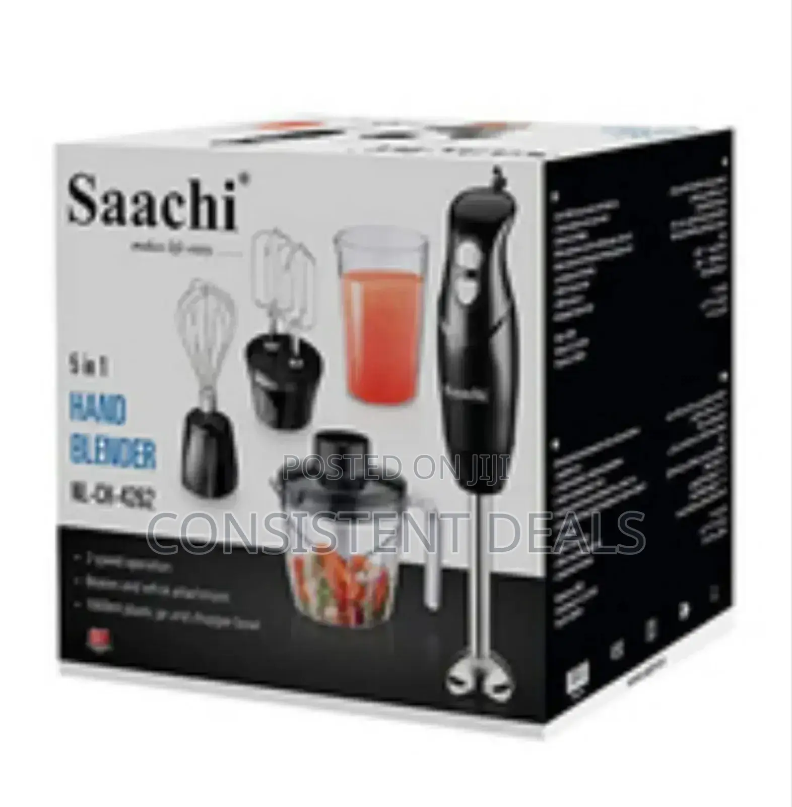 Saachi 5in1 Electric Hand Blender
