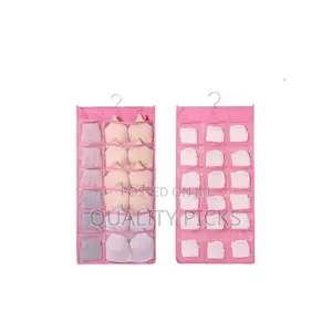 Double Sided 24 Pockets Socks,Bra Organizer