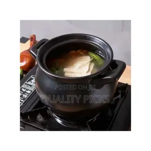 4.8L Stockpot Dish Casserole Clay Ceramic Stew Cooking Pot