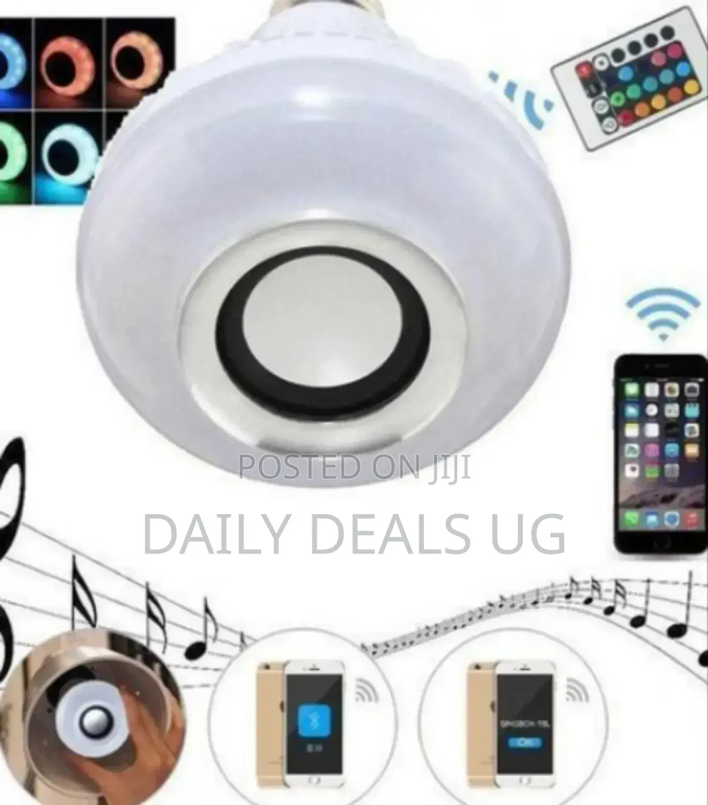 Wireless Bathroom Speaker Lamp