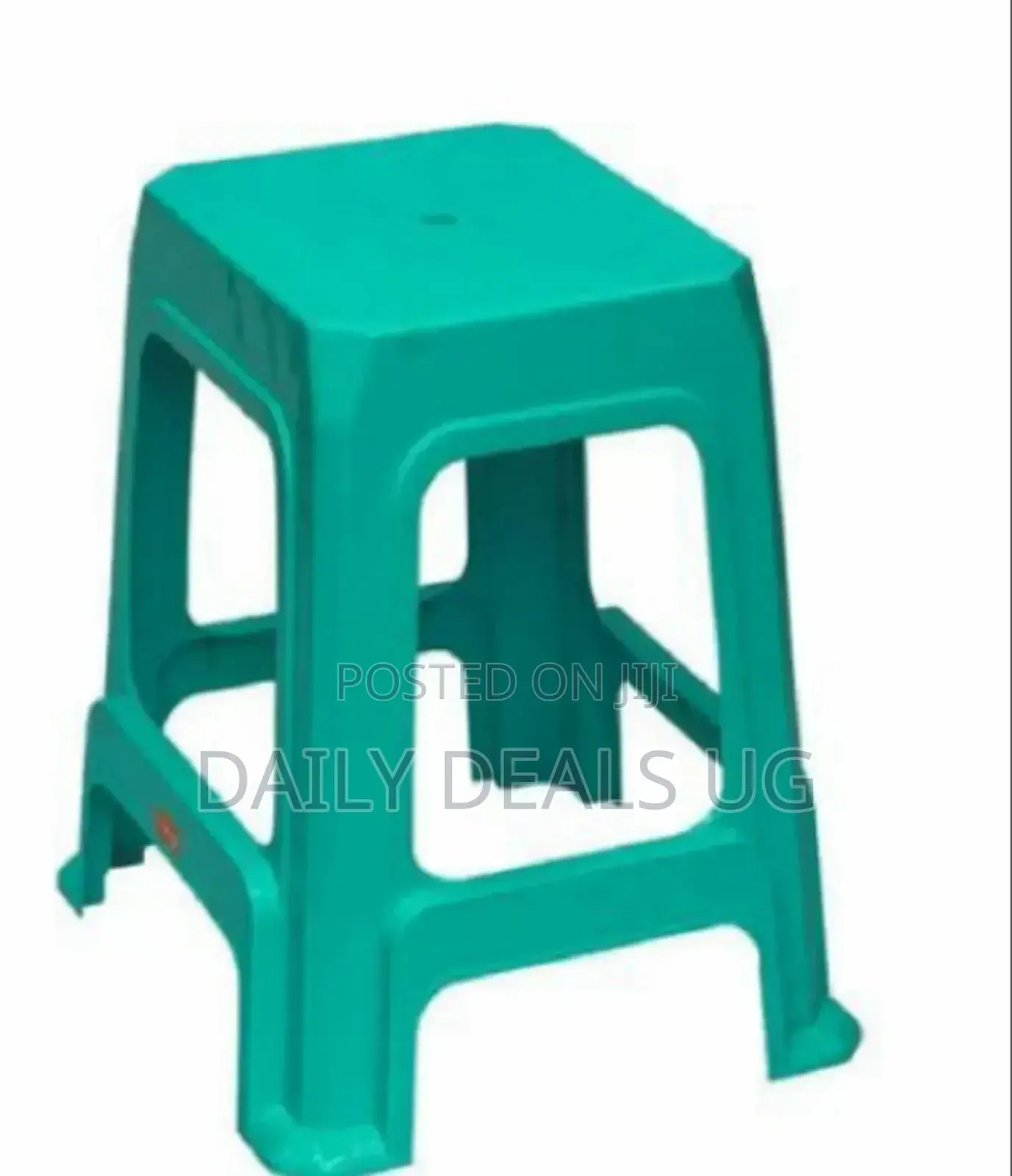 Green Plastic Stool