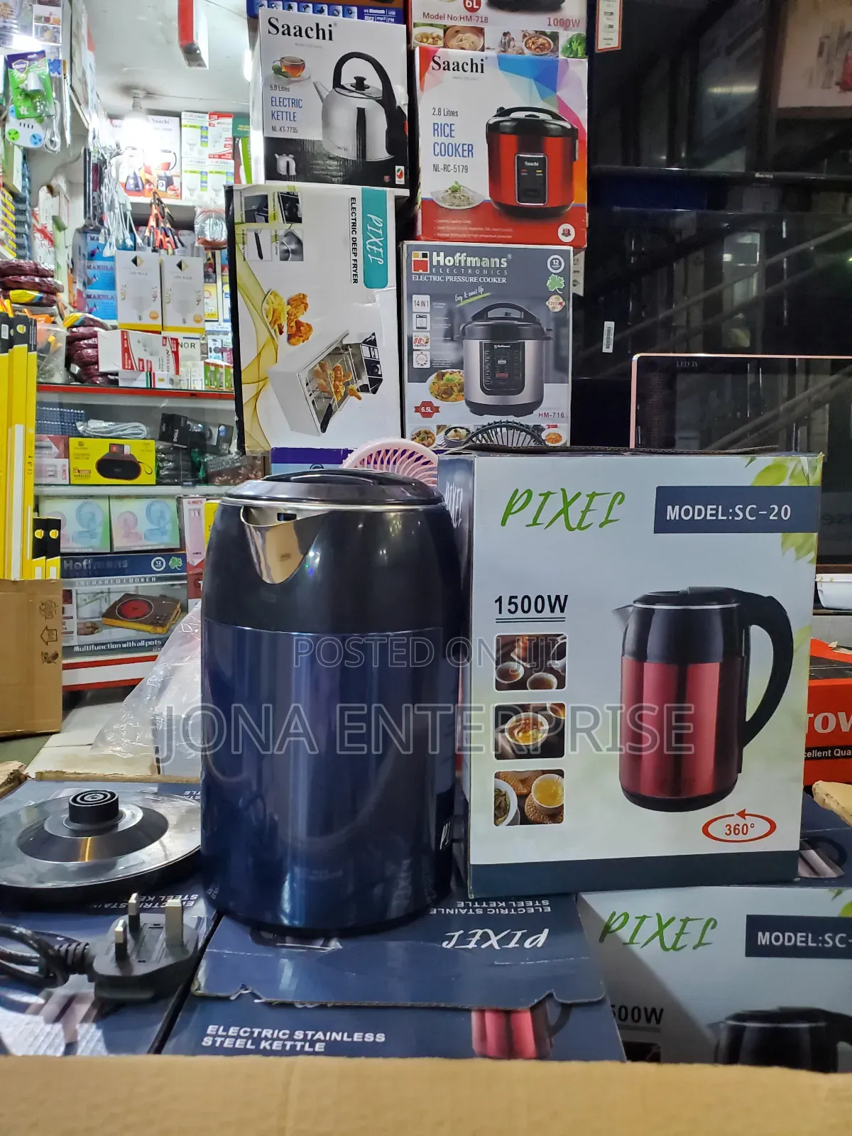 Pixel Electric Stainless Kettle
